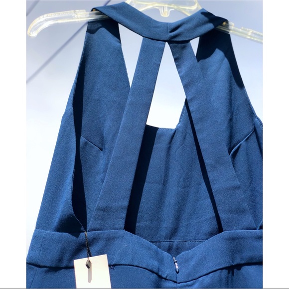 NWT - Axara Paris Navy Dress - Picture 3 of 4